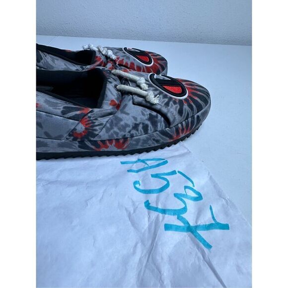 Men's Champion University Slippers 'Tie Dye Black Scarlet' CP101331M Men’s Sz 9 - Picture 8 of 8